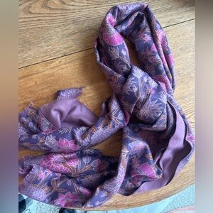 RockFlowerPaper Purple Floral Scarf